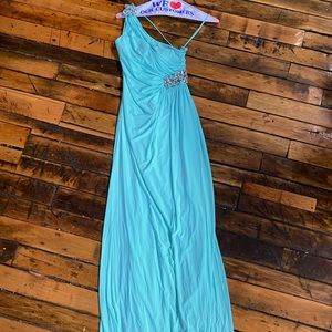 Tiffany blue bridesmaid dress
